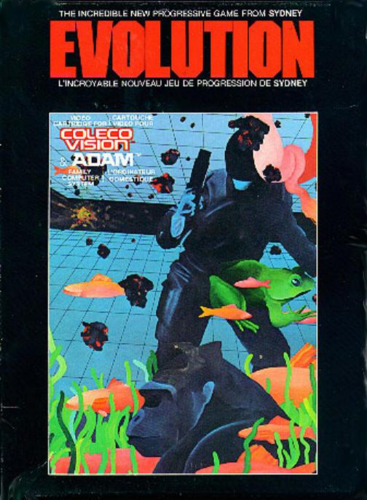 Syndey's Evolution box art for Colecovision